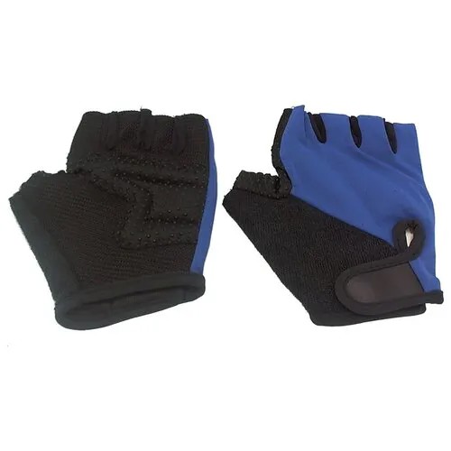 Перчатки H-89, нейлон, чёрно-синие, ладонь с кевларовой нитью, дышащие, размер: S