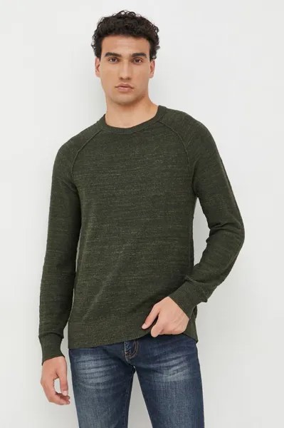 Хлопковый свитер GAP Gap, зеленый