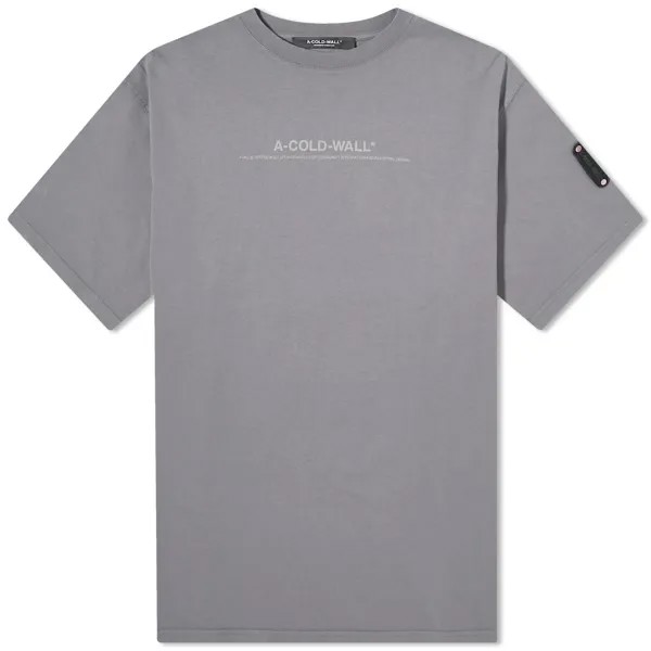 Футболка A-Cold-Wall* Discourse T-Shirt, цвет Slate