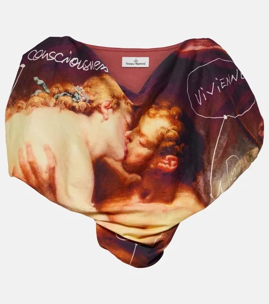 Хлопковое бюстье Kiss Vivienne Westwood, мультиколор