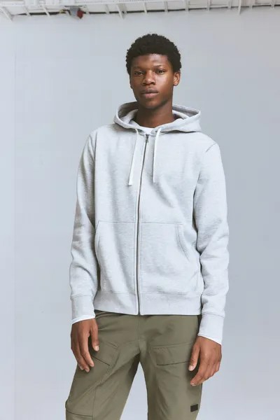 Спортивная толстовка на молнии H&M, серый