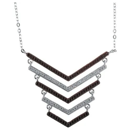 Колье из серебра с фианитами MN10097BA_KL_001_WG ELEMENT47, длина 45 см.