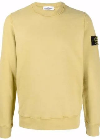Stone Island толстовка с нашивкой-логотипом