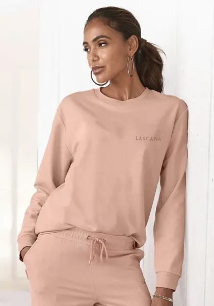 LASCANA толстовка, костюм для отдыха, цвет Apricot-Roségoldfarben
