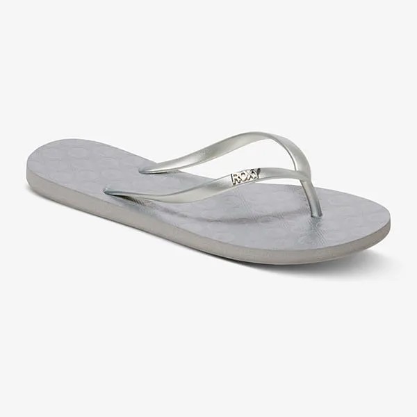 Вьетнамки женские Roxy ARJL100663-SIL серые 37 RU
