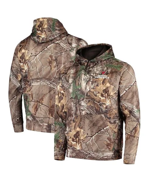 Мужская толстовка с капюшоном realtree camo arizona cardinals circle champion tech fleece Dunbrooke, мульти