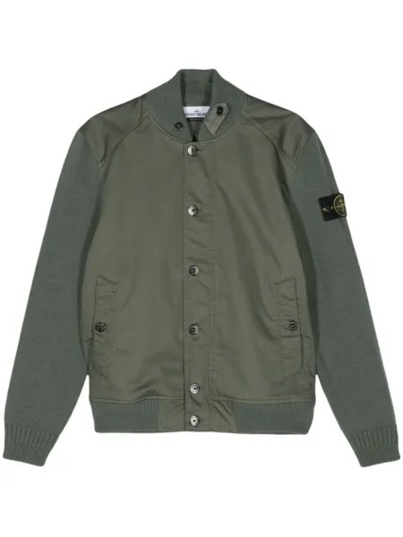 Stone Island куртка с нашивкой Compass, зеленый
