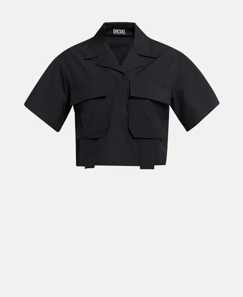 Рубашка блузка Diesel, черный