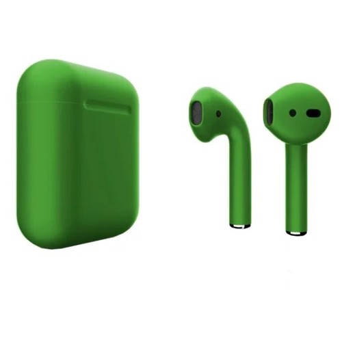 Беспроводные наушники Apple AirPods 2 Color (без беспроводной зарядки чехла), матовый зеленый