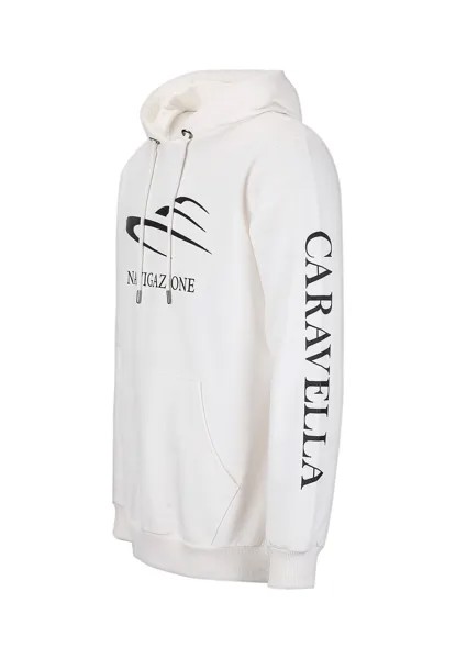 Джемпер с капюшоном SHANE CASUAL TRENDY Edoardo Caravella, цвет Ecru