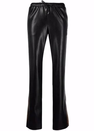 Ermanno Scervino кожаные спортивные брюки