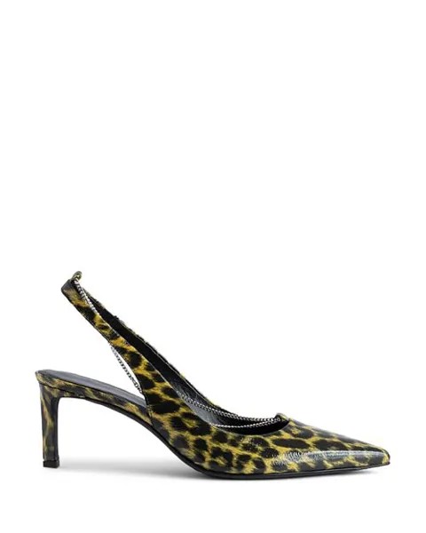 Женские туфли-лодочки на высоком каблуке с острым носком и пяткой для первого вечера Zadig & Voltaire, цвет Multi