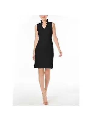 CALVIN KLEIN Женское черное вечернее платье без рукавов ниже колена + расклешенное вечернее платье 6