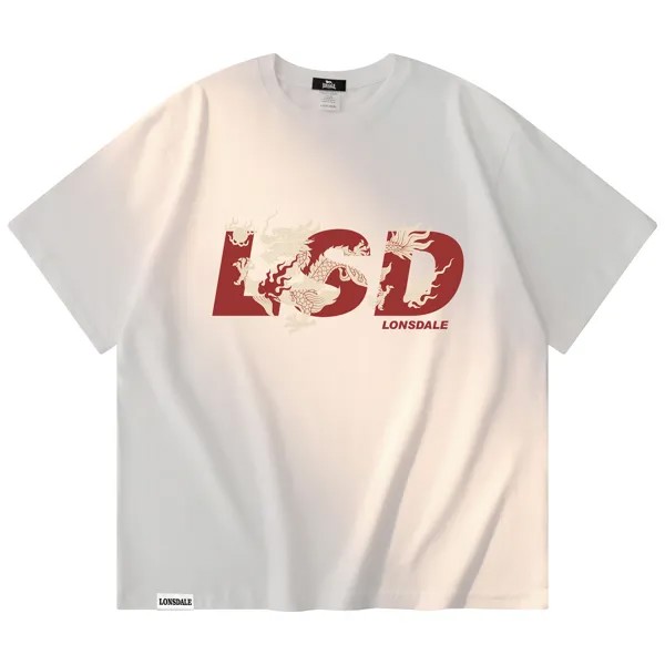 LONSDALE Футболка унисекс, Белый