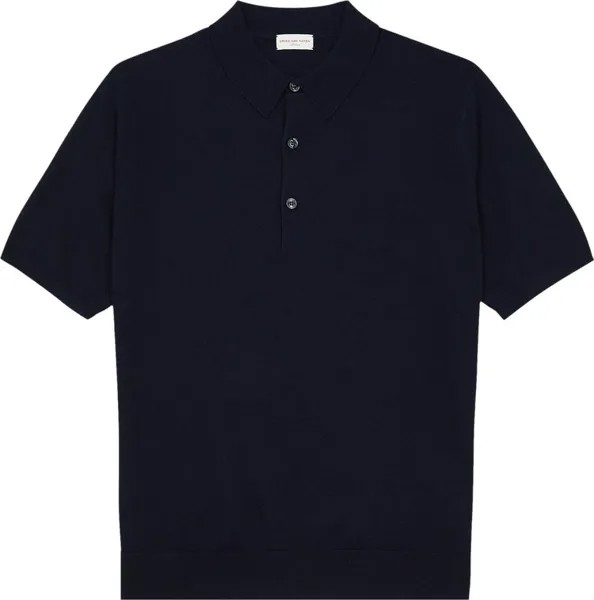 Поло Dries Van Noten Murice 'Navy', синий