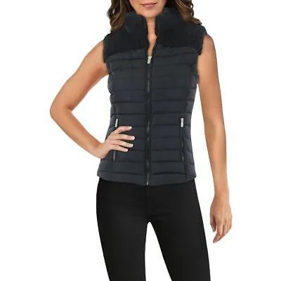 Женский черный жилет на молнии из шерпа-пуховика Calvin Klein S BHFO 5714