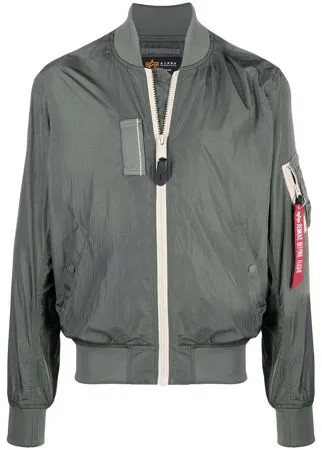 Alpha Industries бомбер MA-1 с отделкой в рубчик