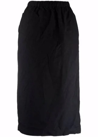 Black Comme Des Garçons юбка миди с завышенной талией