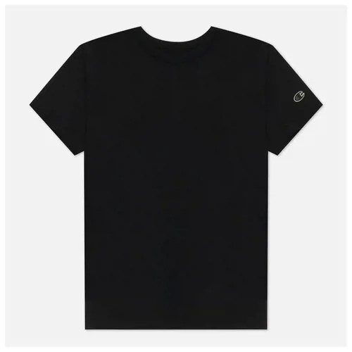 Женская футболка Champion Reverse Weave Organic Cotton Crew Neck Regular Fit чёрный , Размер S