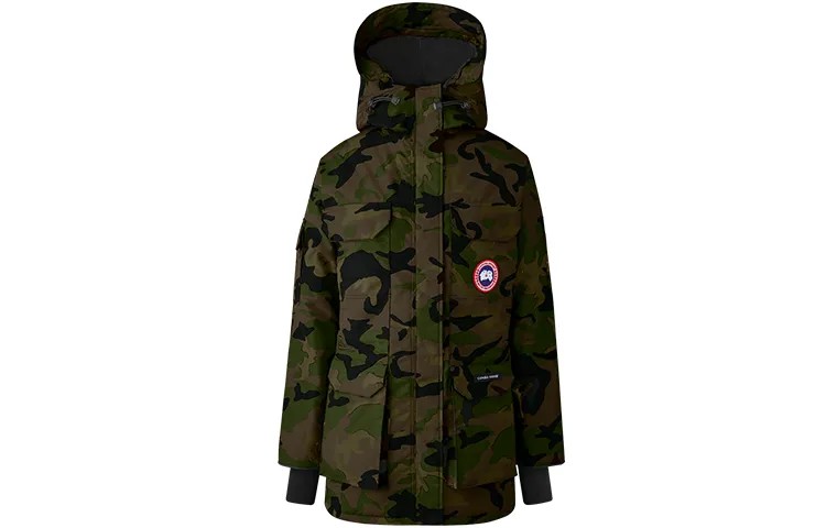 Женский пуховик Canada Goose, цвет camouflage