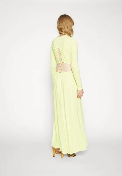 Платье из джерси Open Back Dress Proenza Schouler White Label, цвет lime