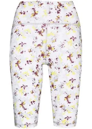 Adidas by Stella McCartney облегающие шорты TruePurpose с цветочным принтом