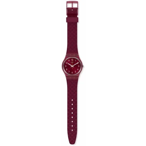 Наручные часы swatch, бордовый