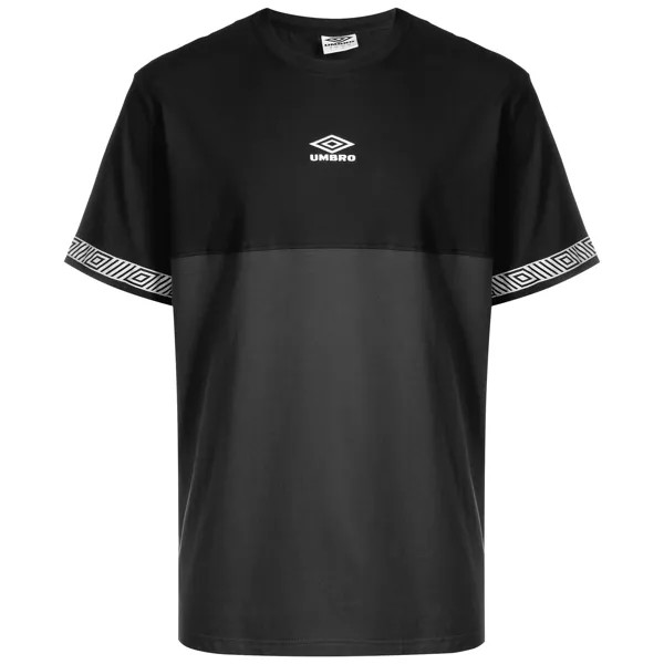 Рубашка Umbro T Shirt Sports Style Club, серый черный