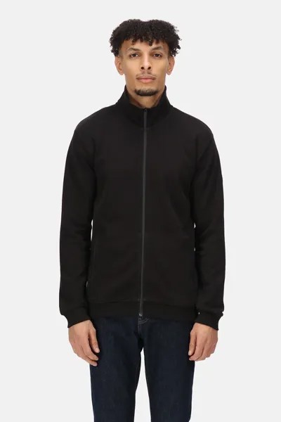 Флисовая толстовка 'Felton' Sustainable Cotton Full-Zip Bomber Jacket Regatta, черный