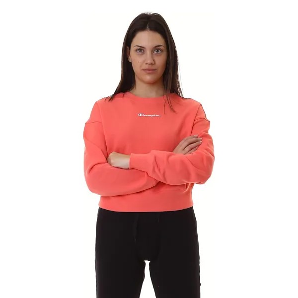 Свитшот женский Champion Legacy American Classics Crewneck Sweatshirt розовый S