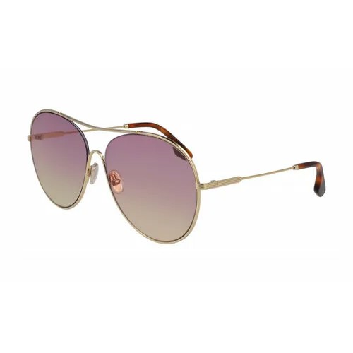 Солнцезащитные очки Victoria Beckham VB131S 707, прямоугольные, для женщин, золотой