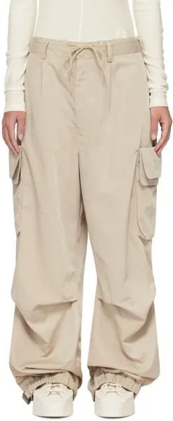 Бежевые брюки карго на кулиске Y-3