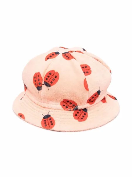 Bobo Choses ladybug-print terry-cloth sun hat