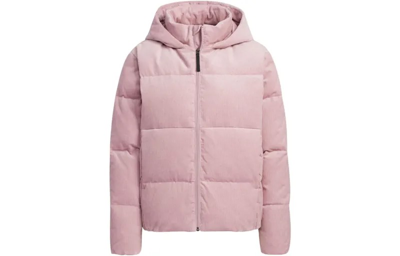 Пуховик женский фиолетовый Adidas