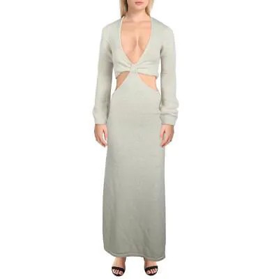 Женское длинное вечернее платье макси бежевого цвета Cult Gaia Jana L BHFO 9840