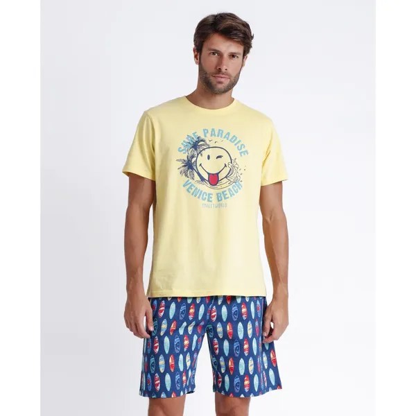 Пижама Smiley Surf Paradise, желтый