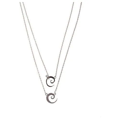 Колье ELEMENT47, серебро, 925 проба, длина 45 см.
