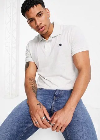 Трикотажная футболка поло Aeropostale-Серый