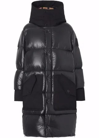 Burberry пуховик Re:Down® с капюшоном