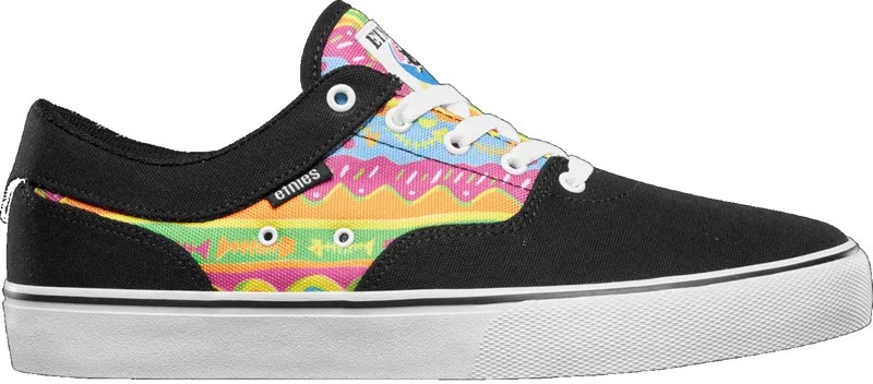 Низкие кроссовки Etnies Skaterschuhe Factor Black White Print, цвет Skaterschuhe Factor Black White Print