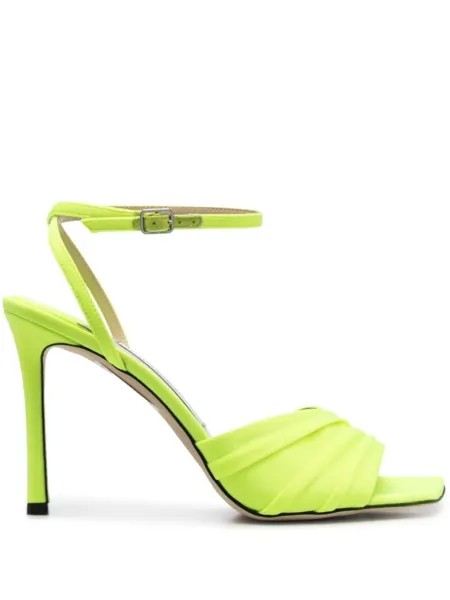 Jimmy Choo босоножки Basil 95, зеленый