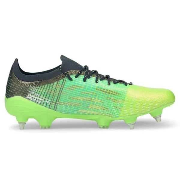 Мужские зеленые футбольные бутсы Ultra 1 3 mxsg Puma, зеленый