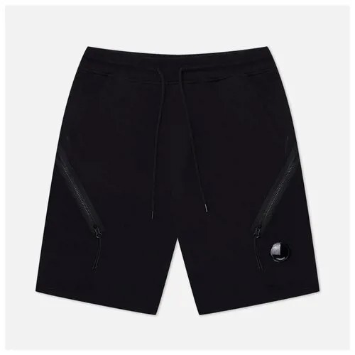 Мужские шорты C.P. Company Diagonal Raised Fleece Zipped Pocket чёрный, Размер M