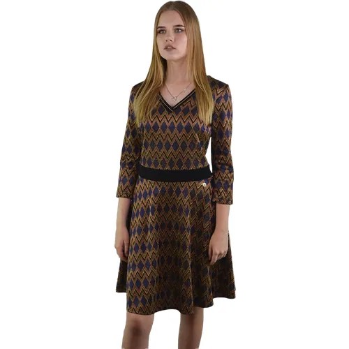 Платье TRUSSARDI, вечернее, размер 44, черный, коричневый