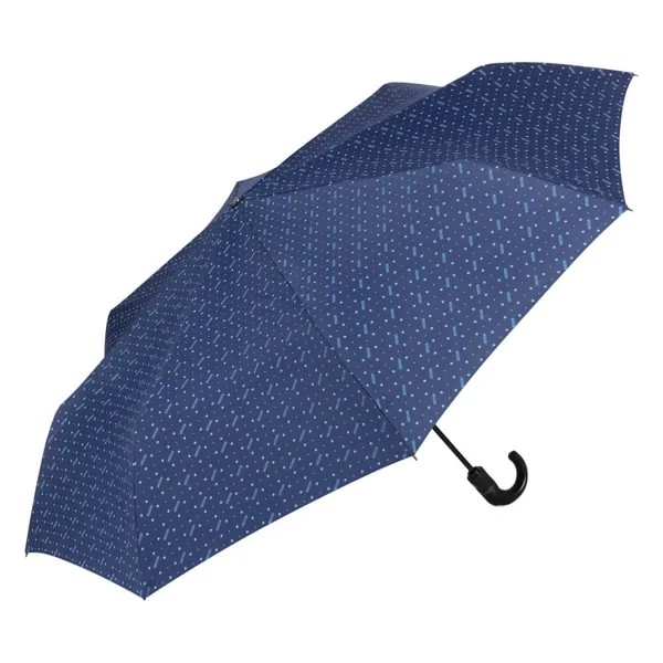 Зонт складной мужской автоматический MOSCHINO 8505-ToplessF синий