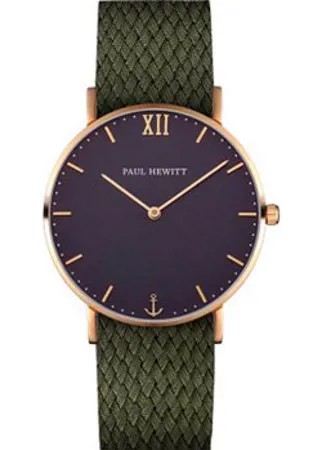 Fashion наручные  мужские часы Paul Hewitt PH-SA-G-Sm-B-20M. Коллекция Sailor Line