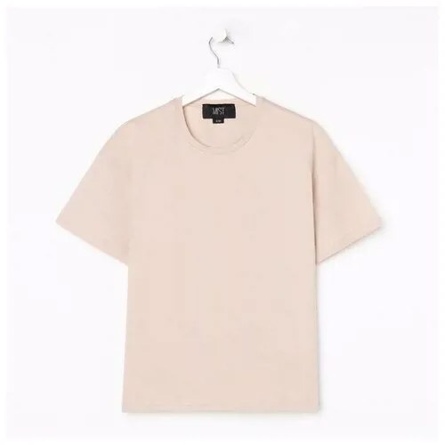 Футболка женская MIST basic, L-XL, бежевый 6880526