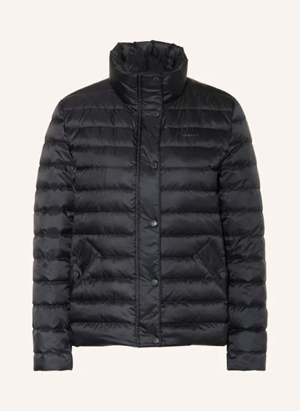 Легкий пуховик Gant, черный