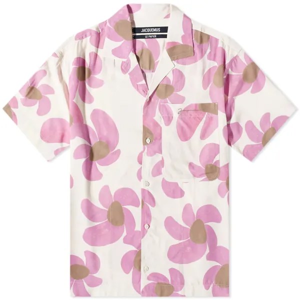 Рубашка Jacquemus Flower Logo Vacation Shirt