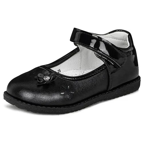 Туфли детские для девочек GZZS21AW-76 Honey Girl размер 26, черный